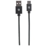 Cable Para Dispositivos USB C MANHATTAN 353298 / USB 2.0 / Macho A Macho / 480Mbps / 1 Metro / Negro