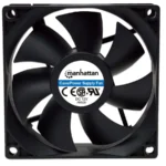 Ventilador MANHATTAN 700320 / 80mm / 4 Pines / 2500rpm / 25 Dba / 31 Pcm / Negro - Image 3