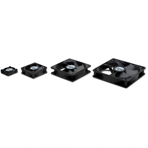 Ventilador MANHATTAN 700320 / 80mm / 4 Pines / 2500rpm / 25 Dba / 31 Pcm / Negro - Image 4