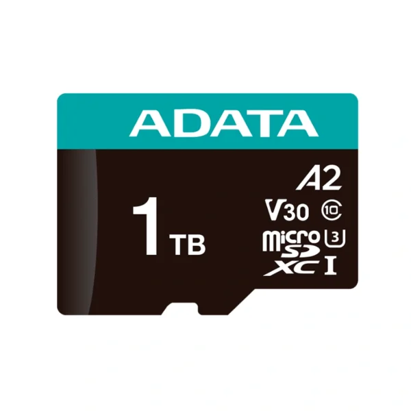 Memoria Micro SDXC ADATA Premier Pro / 1TB / Lectura 100MB/S / Clase 10, UHS-I U3, V30, A2 / Con Adaptador - Image 1