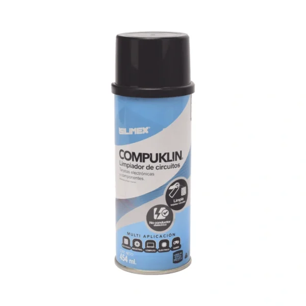 SILIMEX COMPUKLIN / Limpiador En Aerosol De Circuitos Y Tarjetas Electrónicas / 454Ml - Image 1