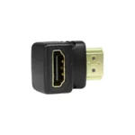 Adaptador GHIA ADAP-6 / Tipo Codo / HDMI Macho A HDMI Hembra / ángulo De 90° / Color Negro - Image 2