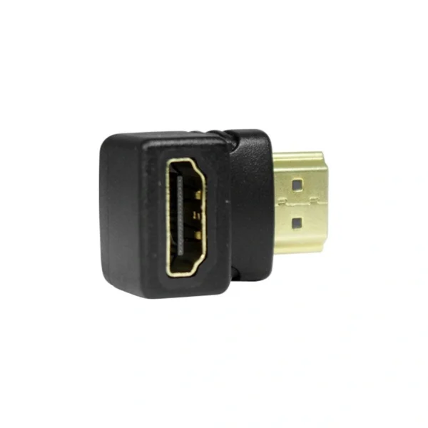 Adaptador GHIA ADAP-6 / Tipo Codo / HDMI Macho A HDMI Hembra / ángulo De 90° / Color Negro - Image 2