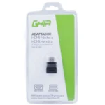 Adaptador GHIA ADAP-6 / Tipo Codo / HDMI Macho A HDMI Hembra / ángulo De 90° / Color Negro - Image 4