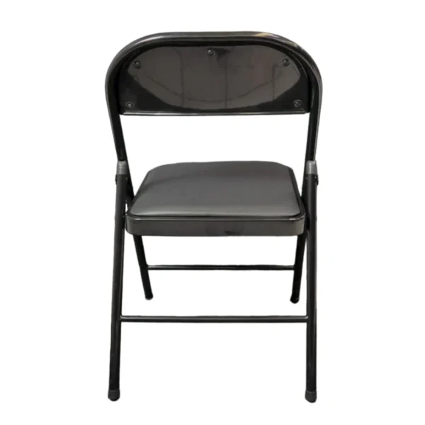 Silla Acojinada Plegable MODAMOB VC188 / 45cm X 45cm X 88cm / Tubo 22mm X 0.8mm / Metálica / Hasta 120kg / Color Negro - Image 4