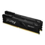 Kit De Memoria RAM KINGSTON Fury Beast / 64GB (2x32GB) / DDR4 3200MHz / CL16 / 1.35V / XMP / Negro