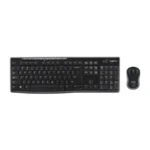 Kit Teclado Y Mouse LOGITECH MK270 / Inalámbrico / Receptor Usb / Teclas Multimedia / español / Negro