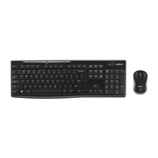 Kit Teclado Y Mouse LOGITECH MK270 / Inalámbrico / Receptor Usb / Teclas Multimedia / español / Negro - Image 1