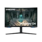 Monitor Gamer Curvo SAMSUNG Odyssey G6 / 27" / 2560 X 1440 QHD / 240Hz / Panel VA / 1MS / DP, HDMI, USB, 3.5MM / FreeSync, Flicker Free / Negro