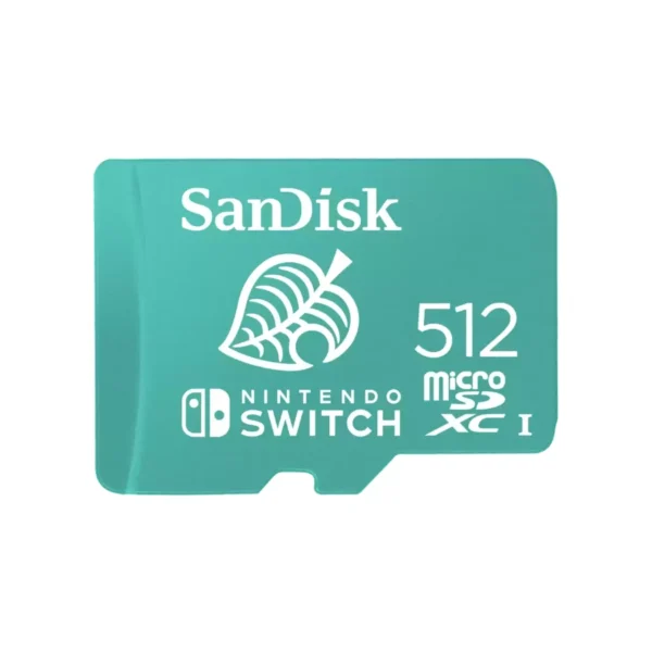 Memoria Micro SD SANDISK Para Nintendo Switch / SDXC / 512GB / Hasta 100Mbps / Verde - Image 1