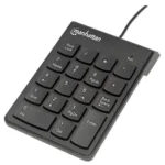 Teclado Numérico MANHATTAN 176354 / Alámbrico / USB / Membrana / 18 Teclas De Tamaño Completo / Color Negro - Image 2