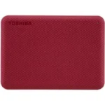 Disco Duro Externo TOSHIBA CANVIO ADVANCE / 4TB / 2.5" / Interfaz USB 3.0 / Hasta 5GB/s / Rojo