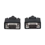 Cable De Video MANHATTAN 311731 / Cable SVGA HD15 Macho A HD15 Macho / 1.8M / Completamente Blindado Para Reducir La Interferencia EMI / Color Negro - Image 3