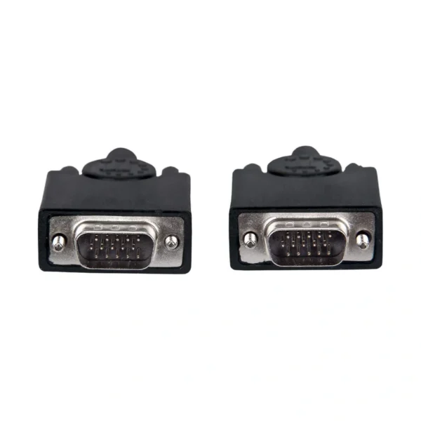 Cable De Video MANHATTAN 311731 / Cable SVGA HD15 Macho A HD15 Macho / 1.8M / Completamente Blindado Para Reducir La Interferencia EMI / Color Negro - Image 3