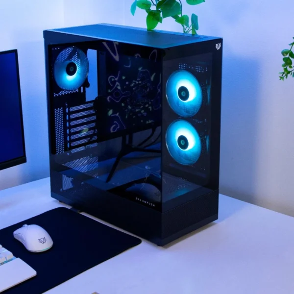 Gabinete Gamer BALAM RUSH Tank Super 9200TB / ATX / Cristal Templado / 3 Ventiladores ARGB Incluidos / USB-C, USB 2.0, 3.0 / Negro - Image 3