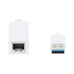 Adaptador Ethernet MANHATTAN 506847 / USB 3.0 A RJ-45 GB Ethernet 10/100/1000Mbps / Color Blanco - Image 3
