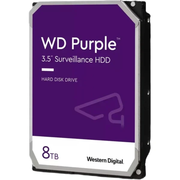 Disco Duro Para Vigilancia WESTERN DIGITAL WD PURPLE WD85PURZ / 8TB / 3.5" / SATA III 6 GB/S / 5640 RPM / 256MB Caché - Image 2