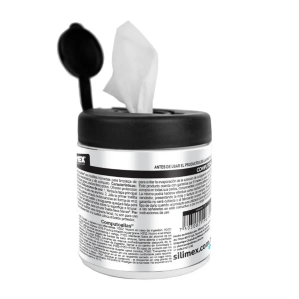 Toallas Húmedas Computoallas SILIMEX / Antibacteriales Y Antiestáticas Para Uso Exclusivamente Externo / 30 Piezas - Image 2