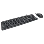 Kit De Teclado Y Mouse MANHATTAN 178464 / Membrana / Alámbrico / USB / 1000 DPI / 3 Botones / Sensor Óptico / Español / Negro - Image 2