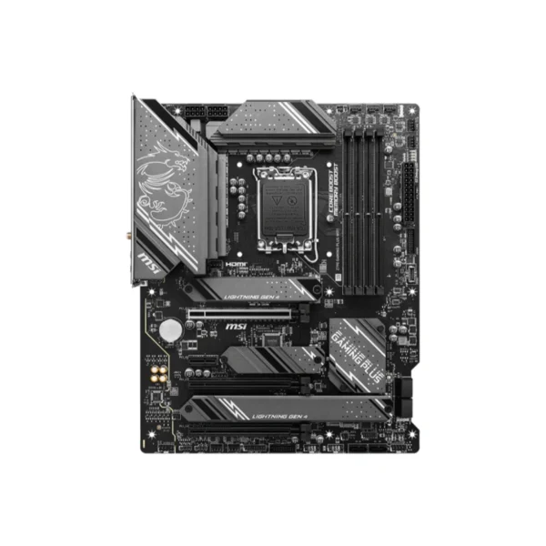 Tarjeta Madre MSI Z790 GAMING PLUS WIFI / Socket LGA1700 / 256GB X4 DDR5 7200Mhz / Hdmi, Dp / USB-A, USB-C, USB 2.0 / X4 M.2 PCIe 5.0 / ATX - Image 2