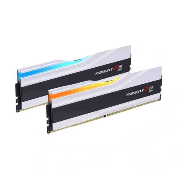 Kit De Memoria RAM G.SKILL TRIDENT Z5 RGB / 32 GB (2 x 16GB) / DIMM / DDR5 / 6400MHz / CL32 / 1.40V / XMP / Blanco - Image 2