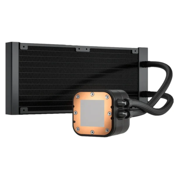 Enfriamiento Liquido AIO CORSAIR iCUE H100i RGB ELITE Liquid CPU Cooler / 240MM / 400-1850 RPM / 59.1 CFM / 28.9 dBA / Intel-AMD / Negro - Image 4