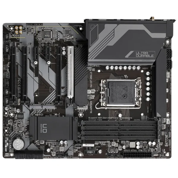 Tarjeta Madre GIGABYTE Z790 UD AC / Socket LGA1700 / 256GB X4 DDR5 7600Mhz / Hdmi, Dp / USB 3.2, USB 2.0, USB-C / X3 M.2 PCIe 5.0 / ATX - Image 5