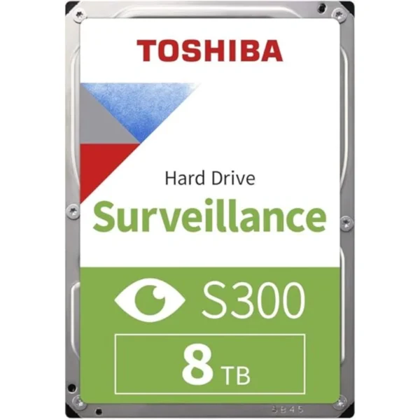 Disco Duro Para Vigilancia TOSHIBA S300 HDWT380UZSVAR / 8TB / 3.5” / SATA III 6GB/S / 7200 RPM / 256MB Caché - Image 1