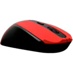Mouse Ergonómico NACEB TECHNOLOGY NA-0116R / Inalámbrico / Receptor USB / 1600 DPI / 6 Botones / Sensor Óptico / Rojo Con Negro - Image 2