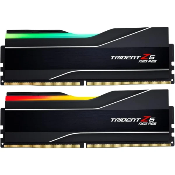 Kit De Memoria RAM G.SKILL TRIDENT Z5 NEO RGB / 32 GB (2 x 16GB) / DIMM / DDR5 / 6000MHz / CL30 / 1.35V / XMP / Negro - Image 1