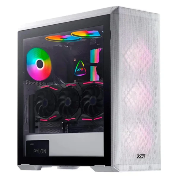 Gabinete XPG DEFENDER / E-ATX / 3 Ventiladores Incluidos / Cristal Templado / USB 3.0, 3.5 mm / Blanco - Image 4