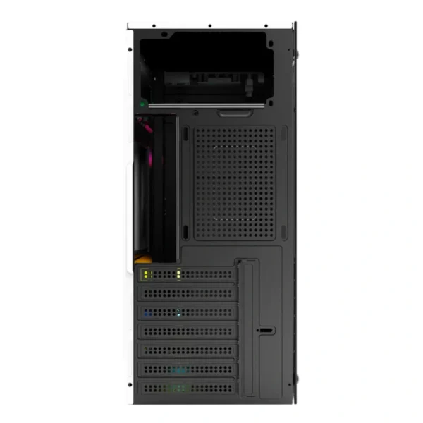 Gabinete ACTECK DRACO GM450 / Media Torre / ATX / Fuente De Poder Integrada 500W / Ventana Lateral De Cristal Templado / USB 2.0, 3.5Mm / Blanco - Image 6
