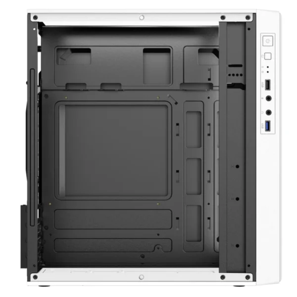 Gabinete ACTECK FUSION II GI440 / Mini Torre / Micro-ATX / Fuente De Poder Incluida 500W / Ventana Lateral De Acrílico / USB 2.0, USB 3.0, 3.5Mm / Color Blanco - Image 7