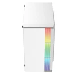 Gabinete ACTECK FUSION II GI440 / Mini Torre / Micro-ATX / Fuente De Poder Incluida 500W / Ventana Lateral De Acrílico / USB 2.0, USB 3.0, 3.5Mm / Color Blanco - Image 4