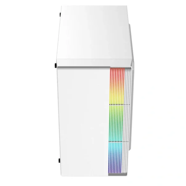 Gabinete ACTECK FUSION II GI440 / Mini Torre / Micro-ATX / Fuente De Poder Incluida 500W / Ventana Lateral De Acrílico / USB 2.0, USB 3.0, 3.5Mm / Color Blanco - Image 4