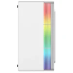 Gabinete ACTECK FUSION II GI440 / Mini Torre / Micro-ATX / Fuente De Poder Incluida 500W / Ventana Lateral De Acrílico / USB 2.0, USB 3.0, 3.5Mm / Color Blanco - Image 3