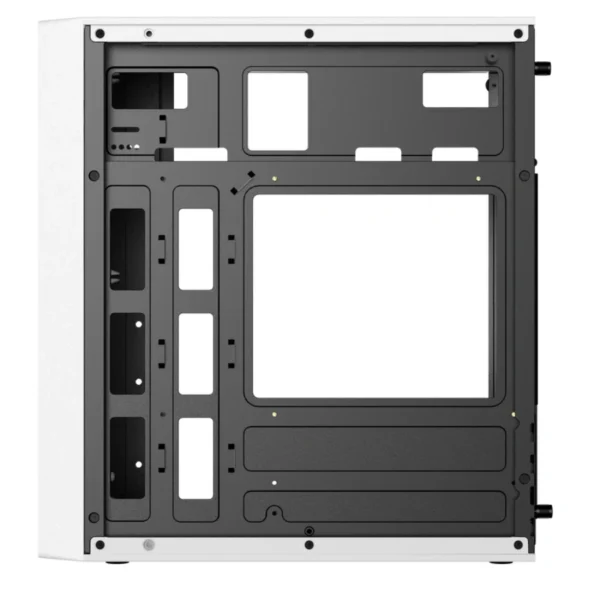 Gabinete ACTECK FUSION II GI440 / Mini Torre / Micro-ATX / Fuente De Poder Incluida 500W / Ventana Lateral De Acrílico / USB 2.0, USB 3.0, 3.5Mm / Color Blanco - Image 8