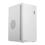 Gabinete ACTECK NEUSS PLUS GI707 / Mini Torre / Micro ATX, Mini ITX / Fuente De Poder Incluida 450W ATX / Panel De Metal / USB 2.0, 3.0, 3.5 mm / Blanco - Image 3