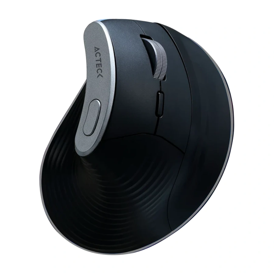 AC-936200_1 Mouse Ergonómico Profesional ACTECK VIRTUOS FITT PRO MI770 / 2400 Dpi Ajustables / 8 Botones / Inalámbrico / USB-C / Para Oficina / Multidispositivo / Sensor Sigma / Color Negro - Image 1