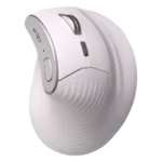 Mouse Ergonómico Profesional ACTECK VIRTUOS FITT PRO MI770 / 2400 Dpi Ajustables / 8 Botones / Inalámbrico / USB-C / Para Oficina / Multidispositivo / Sensor Sigma / Color Blanco