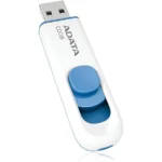 Memoria USB ADATA C008 / 32GB / USB 2.0 / Deslizable Sin Tapa / Blanco Con Azul - Image 2