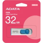 Memoria USB ADATA C008 / 32GB / USB 2.0 / Deslizable Sin Tapa / Blanco Con Azul - Image 3