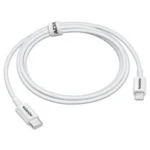 Cable Lightning ADATA / Lightning - USB Tipo C / 1 Metro / Alta Eficiencia / Cobre Estañado / Blanco