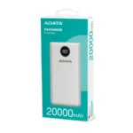 PowerBank ADATA P20000QCD / 20000 MAH / Carga Rápida / Diseño Compacto / Blanco - Image 5
