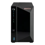 Asustor DRIVESTOR 2 Pro NAS / 2 Bahías 3.5"/2.5" / 48TB / Realtek RTD1296 1.4GHz / 2GB RAM DDR4 / 4K / USB 3.2 / Lectura 283MB/s / Escritura 280MB/s / Negro