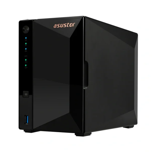 Asustor DRIVESTOR 2 Pro NAS / 2 Bahías 3.5"/2.5" / 48TB / Realtek RTD1296 1.4GHz / 2GB RAM DDR4 / 4K / USB 3.2 / Lectura 283MB/s / Escritura 280MB/s / Negro - Image 4