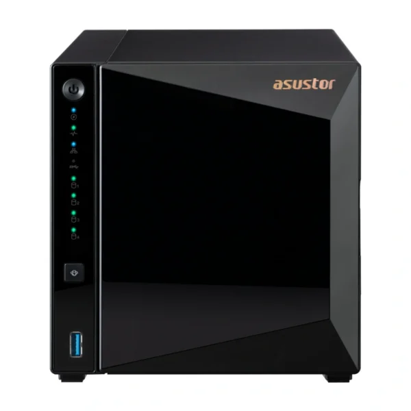 Asustor DRIVESTOR 4 Pro Gen2 NAS / 4 Bahías 3.5"/2.5" / 64TB / Realtek RTD1619B 1.7GHz / 2GB RAM DDR4 / USB 3.2 / Lectura 283MB/s / Escritura 280MB/s / Negro - Image 1