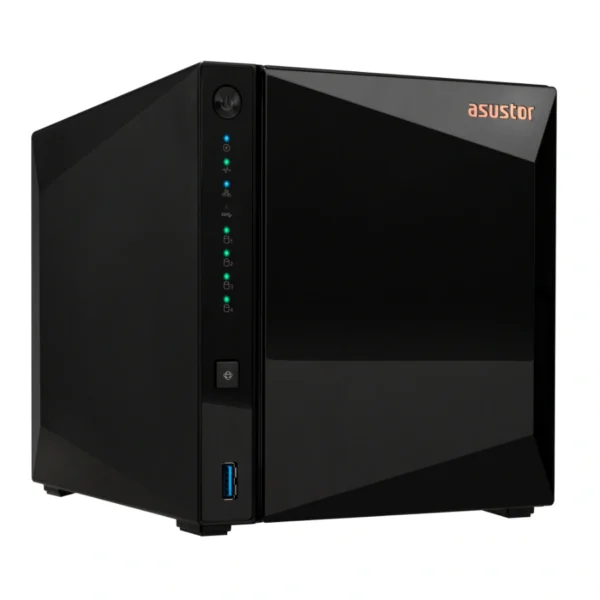 Asustor DRIVESTOR 4 Pro Gen2 NAS / 4 Bahías 3.5"/2.5" / 64TB / Realtek RTD1619B 1.7GHz / 2GB RAM DDR4 / USB 3.2 / Lectura 283MB/s / Escritura 280MB/s / Negro - Image 2