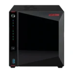 Asustor NIMBUSTOR 4 Gen2 NAS / 4 Ranuras M.2 NVMe / 4 Ranuras 3.5"/2.5" / 48TB / Intel Celeron N5105 / 4GB RAM DDR4 / Ethernet / USB 3.2, USB 2.0 / Lectura 576MB/s / Escritura 566MB/s / Negro