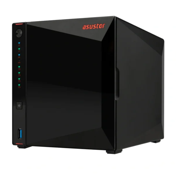 Asustor NIMBUSTOR 4 Gen2 NAS / 4 Ranuras M.2 NVMe / 4 Ranuras 3.5"/2.5" / 48TB / Intel Celeron N5105 / 4GB RAM DDR4 / Ethernet / USB 3.2, USB 2.0 / Lectura 576MB/s / Escritura 566MB/s / Negro - Image 5